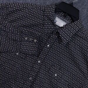 Wrangler Wrancher Shirt Mens XL Paisley Pearl Snap Western Long Sleeve MTW1431